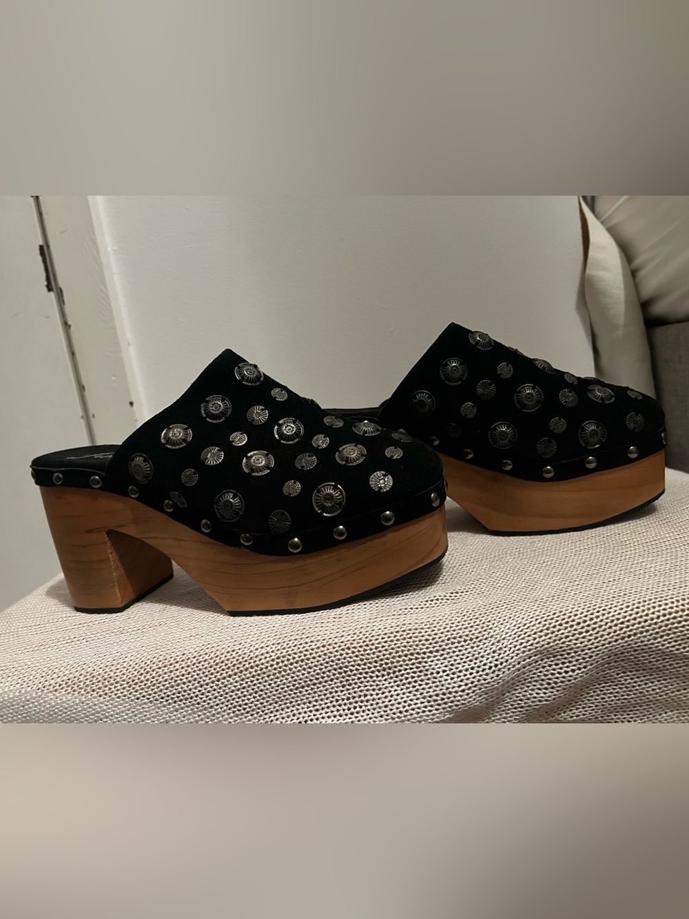 Free People Studded Platform Clogs - Picture 3 of 3